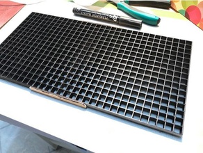 16x16 separator grid led matrix electronics pixel rgb seperator 3d print model - Mito3D