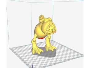 spore creation dorkyfinn creatures 3d print model - Mito3D