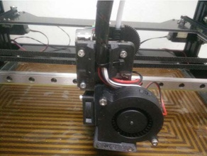 hotend cable management gecko 3d printer titan extruder parts corexy dbot east3d hypercube 3d print model - Mito3D