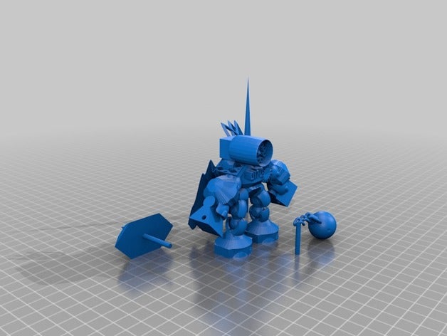 knight mech 3D print model - Mito3D
