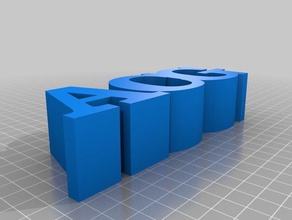 acg - allison personalizado 3d print model - Mito3D