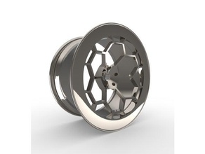 exagonal wheel vehicles 3d print model - Mito3D