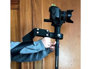 cardan caméra stabilisateur bras corset de la reflex numérique glidecam tenu à main steadycam 3d print model - Mito3D