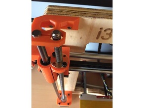 diy prusa i3 x-end-idler -motor anit-backlash-t8-Messing-Nuss 3d-Drucker Teile anti-backlash Messing-Mutter mk2 t8-Messing-Nuss x-Achse x axis carriage 3d print model - Mito3D