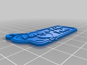 párr vida toda llaveros personalizado 3d print model - Mito3D