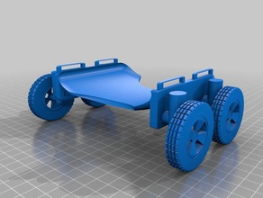 kobay tekerlekli sandalye hayvanlar 3d print model - Mito3D