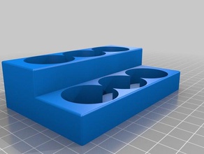 e-sıvı şişe tutucu organizasyon 3d print model - Mito3D