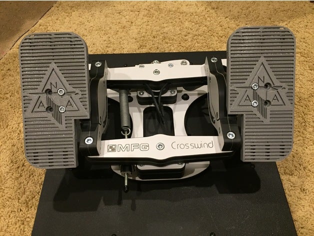 personalizado pedales mfg el viento de costado juegos video 3D print model - Mito3D