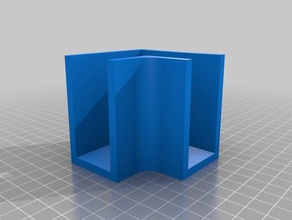 l-Ecke-keine Verstrebungen - Organisation kundengebundene 3d print model - Mito3D