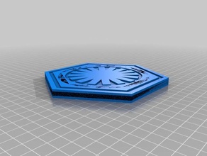 first order token props firstorder starwars 3d print model - Mito3D