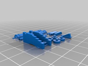 32 pound naval cannon xviii sentury 1 96 hobby shipmodeling 3d print model - Mito3D