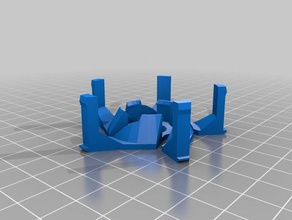 filament spool holder esun rot 3d Drucker Zubehör kundengebundene 3d print model - Mito3D