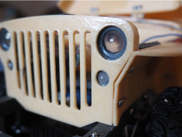 faros rc mb jeep r c vehículos 3D print model - Mito3D