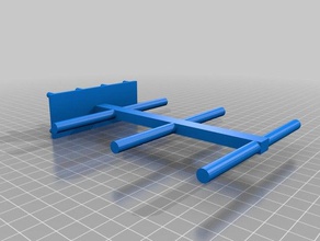 carretel de linha costura titular organizador hilos pegboard A impressão 3d 3d print model - Mito3D
