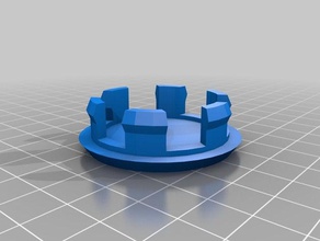 meine angepasste custom Nabendeckel Felgen Loch Stopfer automotive kundengebundene 3d print model - Mito3D