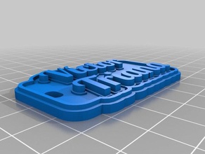 victor triana Anahtarlık özelleştirilmiş 3d print model - Mito3D