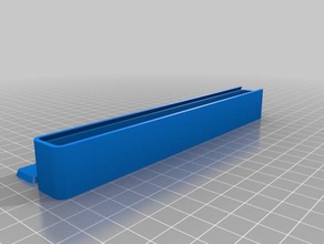 scatola coperchio scorrevole 18x18x165 utensili & caselle su misura 3d print model - Mito3D