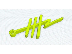 headhunterz keyring keychain keychains hardstyle key music 3d print model - Mito3D