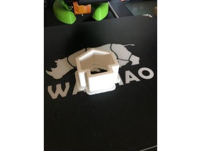 tope final más pequeños carretes Impresora 3d de las piezas soporte bobina wanhaoi3plus wanhao i3plus 3d print model - Mito3D