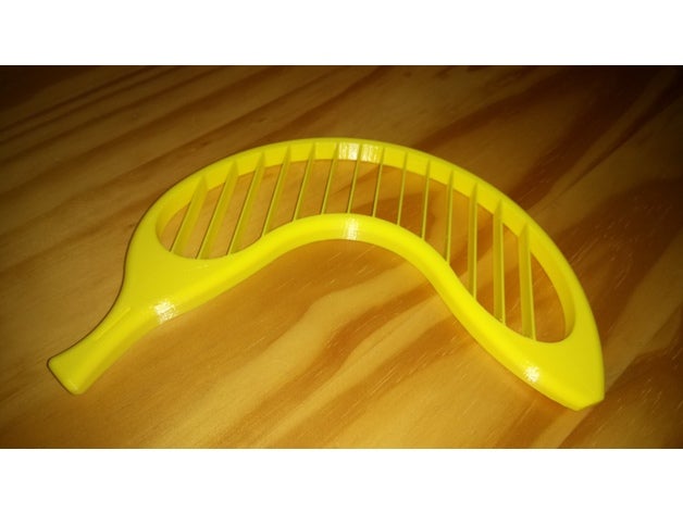 banana slicer cutter cucina & sala da pranzo la esotici cibo frutta utensile affettatrice strumenti 3D print model - Mito3D