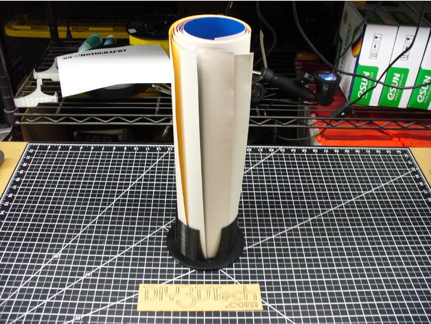 vinyl-material-Ständer vinyl-cutting diy stand vinyl vinyl-cutter Halter 3D print model - Mito3D