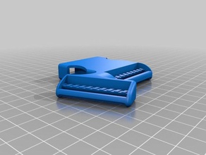 quad fibbia a 15 pollici di 40 mm cinturino La stampa 3d 3d print model - Mito3D