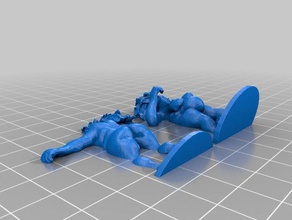 feminino goblin arqueiro A impressão 3d 3d print model - Mito3D