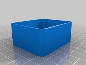 mon personnalisés arrondi de la boîte les conteneurs personnalisé 3d print model - Mito3D
