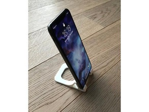 iphone x desk stand holder mobile phone 3d print model - Mito3D