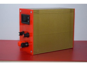 laboratorio de fuente alimentación carcasa la caja vertical electrónica creality cr-10 suministro energía cubierta ps technic espectáculo envolvente 3d print model - Mito3D