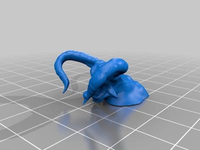 balrog-Kopf v2 Kreaturen 3d print model - Mito3D