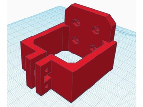 mk8 mount e3d xy base 3d printing hypercube 3d print model - Mito3D