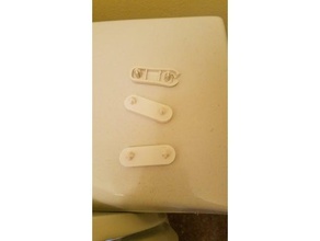 toilet seat repair bathroom 3d print model - Mito3D