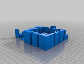 3x3 bump cube extensions miroir blocs puzzles de rubiks twisty puzzle 3d print model - Mito3D