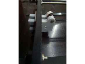 anet a8 y belt tensioner 3d printer parts durt gurtstraffer riemen straffer upgrade y-belt zahnriemen spanner 3d print model - Mito3D