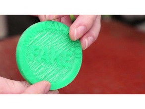 machen gefälschte maker Münze Münzen und Abzeichen cool fake makercoin 3d print model - Mito3D
