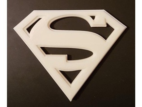 supergirl emblème accessoires de jeu dc comics super 3d print model - Mito3D