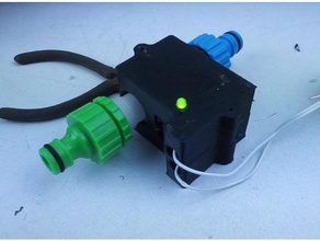greenhouse watering valve case outdoor & garden automation auto water home plant self solenoid 3d print model - Mito3D
