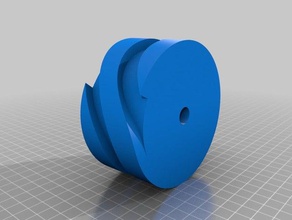 kurvenschrittgetriebe engineering cam gear kurvengetriebe schrittgetriebe 3d print model - Mito3D