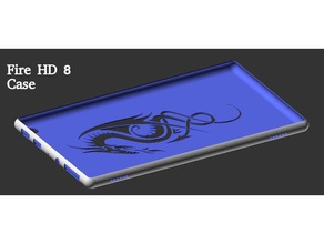 fire hd 8 case tablet amazon gcodeprintr 3d print model - Mito3D