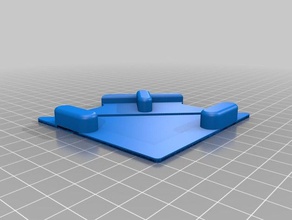 glass bed- jig cutting corners 3d printer accessories corner glasscutting template 3d print model - Mito3D
