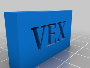 vex plaka 3d baskı 3d print model - Mito3D