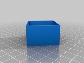 gerade kleine box Container kundengebundene 3d print model - Mito3D