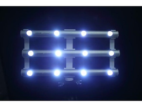 ledstixx painel de luz câmera diodo emissor leds lightpanel osram o fotografia strobism strobist 3d print model - Mito3D