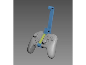 nintendo switch pro controller mount video games 3d print model - Mito3D