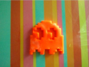 customizable pacman ghost cookie cutter kitchen & dining 3d print model - Mito3D