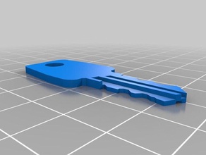 la clef boite lettre L'impression 3d 3d print model - Mito3D