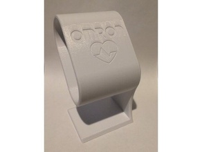 omron series 7 blood pressure cuff stand organization bp652 display health heart medical 3d print model - Mito3D