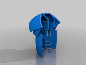 space shell 3d printing 3d print model - Mito3D
