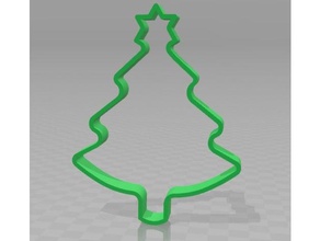 cookie cutter tree kitchen & dining 3d print model - Mito3D